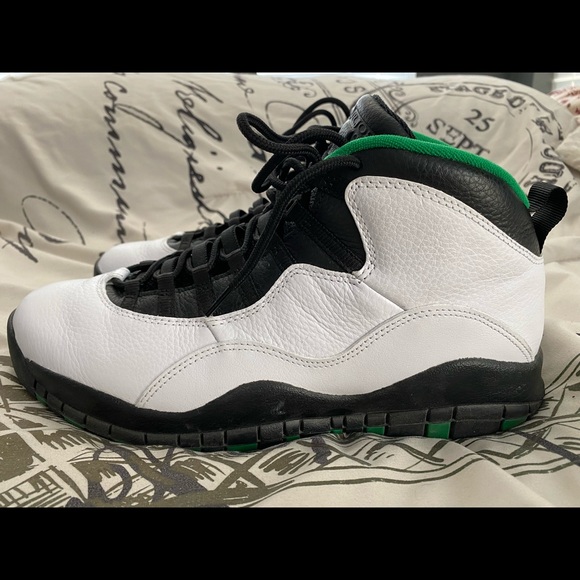 Nike Air Jordan 10 Retro ‘Seattle’ 2019 Size 12M - Picture 4 of 11